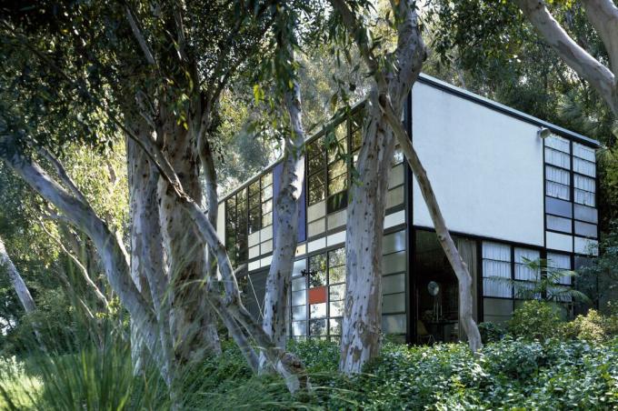 The Eames House, ook bekend als Case Study # 8, van Charles en Ray Eames