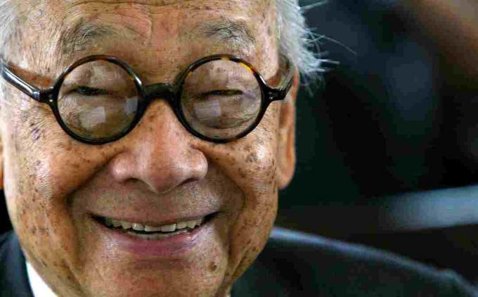 Architect I.M. Pei in 2004