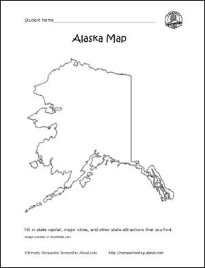 Alaska overzichtskaart