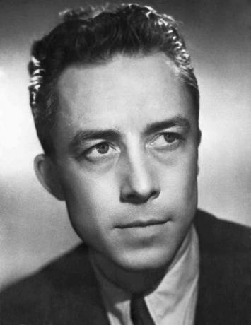Nobelprijswinnend auteur Albert Camus
