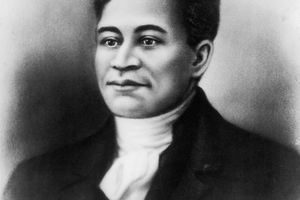 Geïllustreerd portret van Crispus Attucks