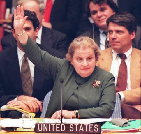 Madeleine Albright, Amerikaanse ambassadeur bij de Verenigde Naties
