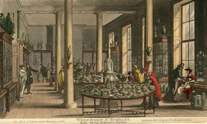 Wedgwood and Bryerly Showroom, Londen 1809