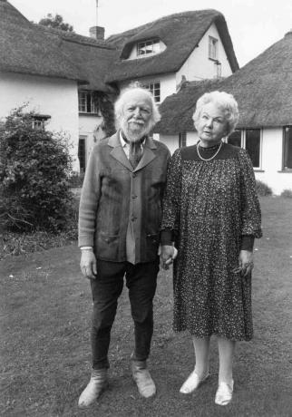 Sir William Golding en vrouw Ann