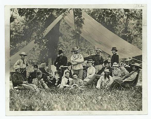 Custer op een jachtpartij