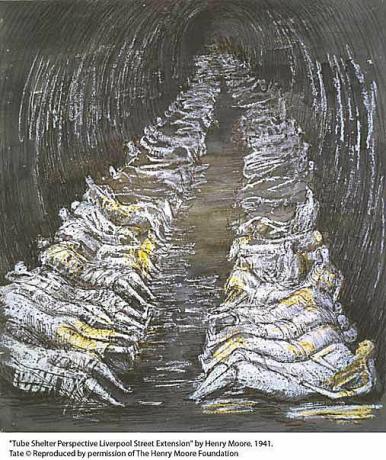 Henry Moore War Painting