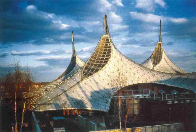 Het Duitse paviljoen op Expo 67, 1967, Montreal, Canada