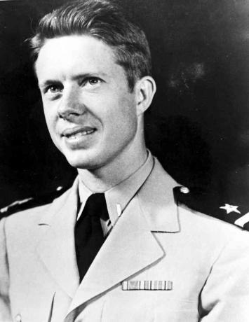 Jimmy Carter als Ensign, USN, circa Tweede Wereldoorlog