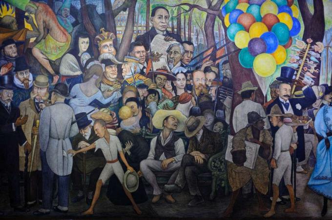 Muurschildering de Diego Rivera