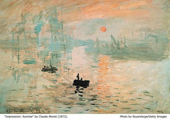 Zonsopgang - Monet (1872)