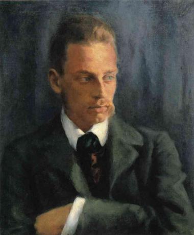 Schilderij van Rilke