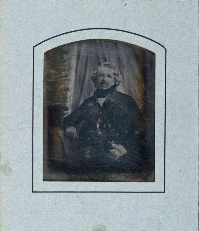 daguerreotypieportret van Louis Daguerre circa 1844