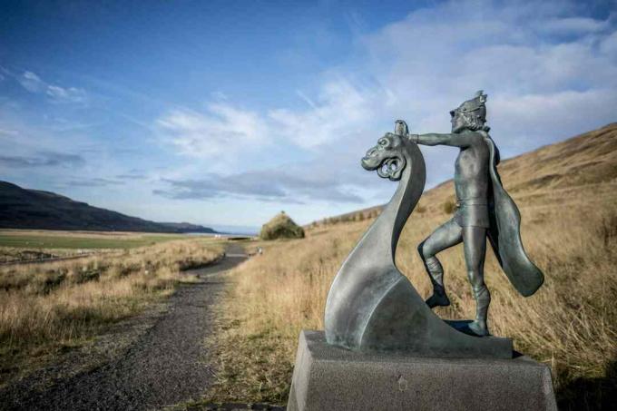 Standbeeld van Leif Erickson in Eriksstadir, IJsland