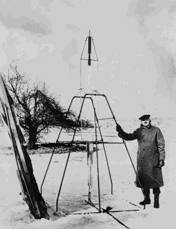 Dr. Robert H. Goddard en zijn raketten