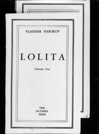 Cover van Franse editie van Lolita verboden
