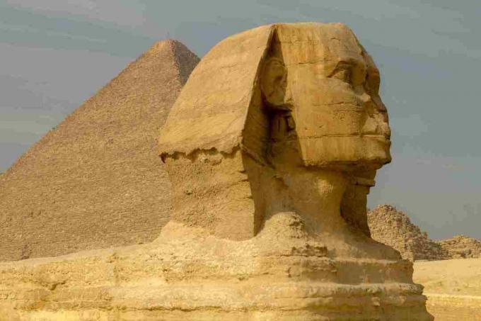 The Sphinx - Site van de eerste archeologische opgraving