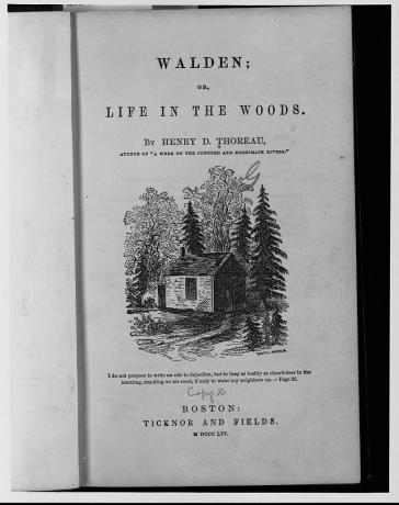 Titelpagina van Walden