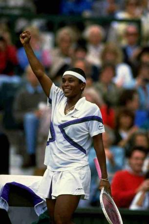 Zina Garrison op Wimbledon, 1990