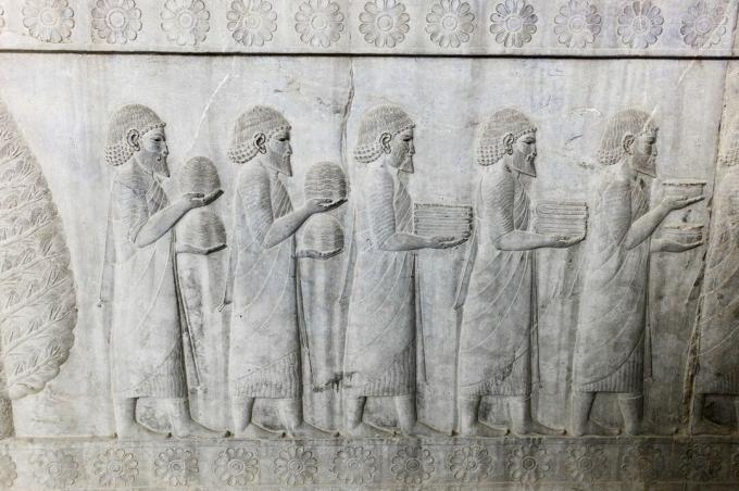 Bas-reliëf in Persepolis, Iran