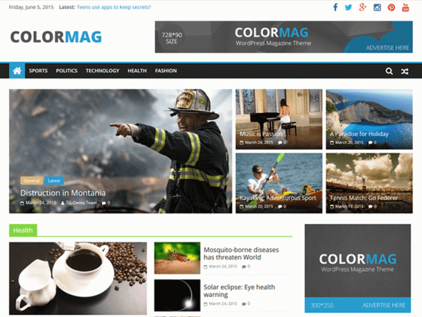 ColorMag WordPress-thema