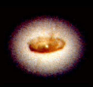 Black Holes Pictures Gallery - Ring rond een vermoedelijk zwart gat in Galaxy NGC 4261