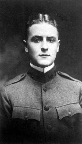 F. Scott Fitzgerald in militair uniform