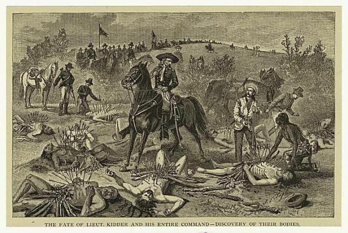 Custer met Kidder's Body