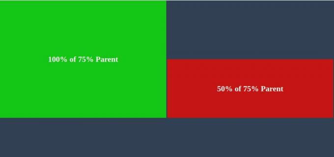 Hoogte CSS-element 100% in percentage ouder