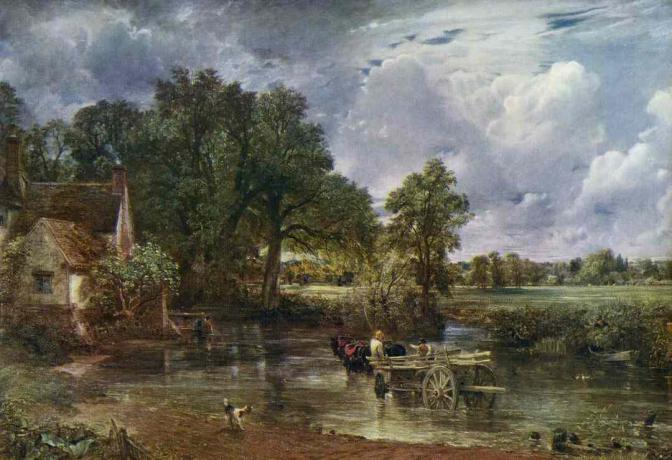John Constable het hooi