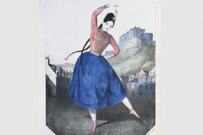 Fannie Elssler en haar Cracovienne Dance, muziekomslag, 1850