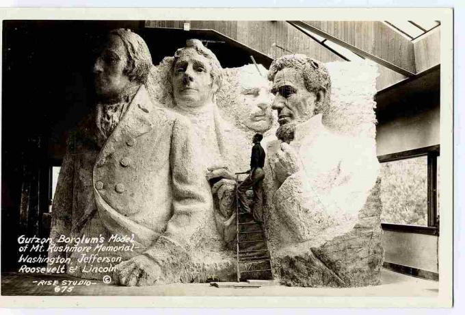 Mount Rushmore schaalmodel