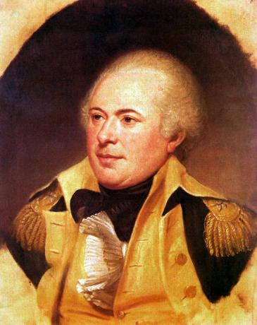Portret van generaal James Wilkinson, hoge officier van het Amerikaanse leger, 1800-1812.