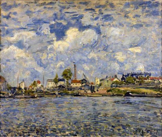 albert sisley seine bij point du jour