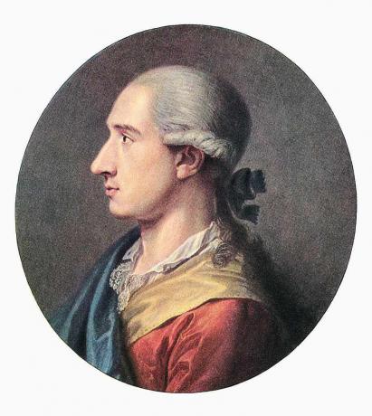 Profiel van de Duitse auteur Johann Wolfgang Von Goethe