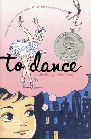 to dance: de graphic novel cover art van een ballerina