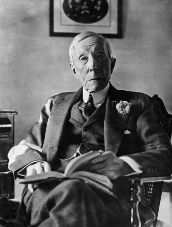 Circa 1930: American Industrialist, John Davison Rockefeller (1839 - 1937)