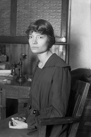 Dorothy Day (1897-1980), Amerikaanse journalist en hervormer in 1916