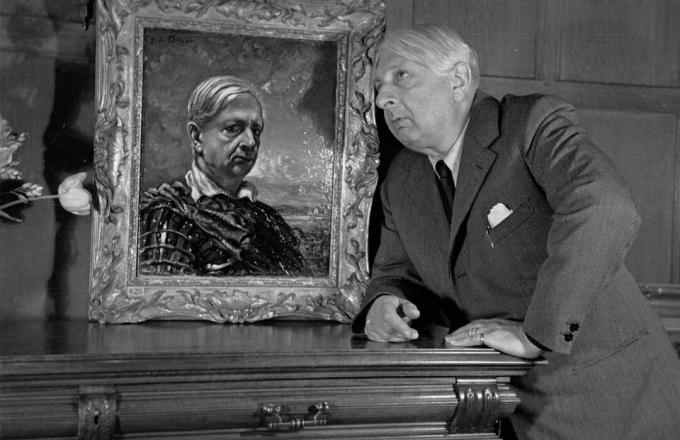 giorgio de chirico met zelfportret