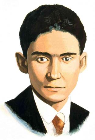 Franz Kafka, Tsjechische romanschrijver, begin 20e eeuw.
