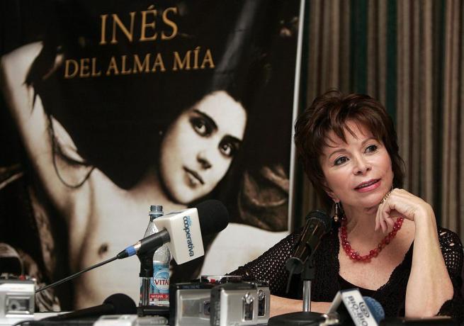 Isabel Allende presenteert haar boek 