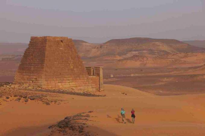 Meroe Pyramid of the Kushite Kingdom